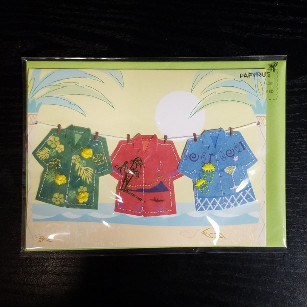 Papyrus Men Beach Happy Birthday Greetings Card